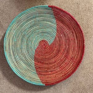 LIKE NEW! Artisan Woven Basket
